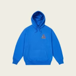 Front view of PALACE Jungle Dream Blueberry Hoodie