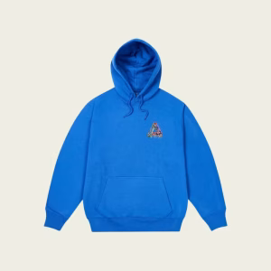 Front view of PALACE Jungle Dream Blueberry Hoodie