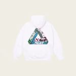 Back view of PALACE Jungle Dream White Hoodie