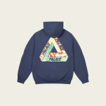 palace men cherub hood blue back view
