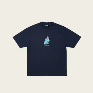 Front view of PALACE Sci-Fi Fantasy Email T-Shirt Navy