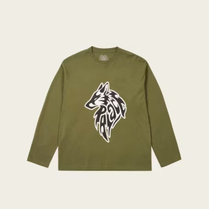 Front of SKTECH Lone Wolf Longsleeve The Deep Green