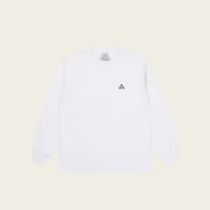 Front view of Sofar Longsleeve White laid flat