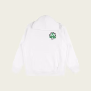 "Front view of Palace Jheeze Logo-Print Hoodie"