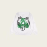 "Back view of Palace Jheeze Logo-Print Hoodie"