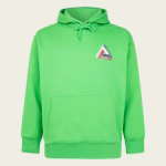 Front view of PALACE Tri-Dart Light Time Drawstring Hoodie