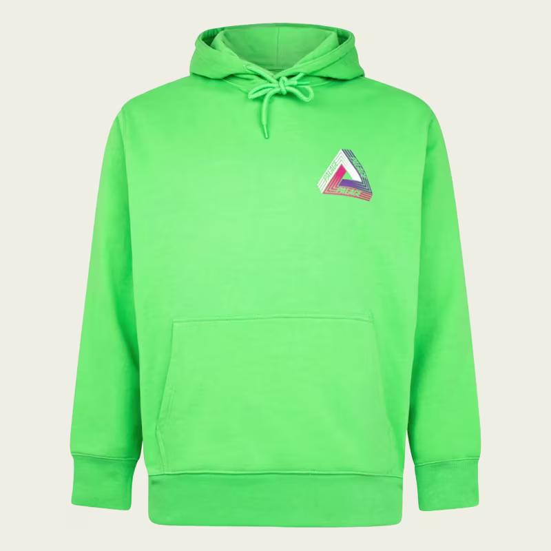 PALACE Tri-Dart Hoodie – Front Front view of PALACE Tri-Dart Light Time Drawstring Hoodie