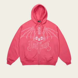 Wingspan Triple Stitch Hood Posh Pink front view