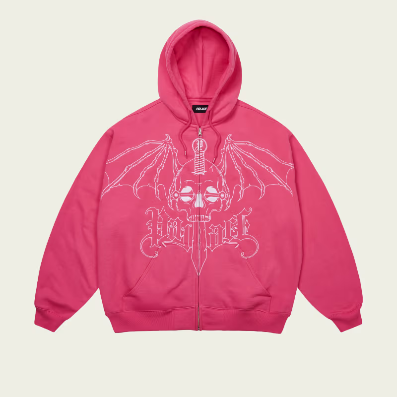 Wingspan Triple Stitch Hood Posh Pink Wingspan Triple Stitch Hood Posh Pink front view