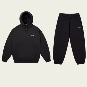 Basically A Tracksuit Black front view for men