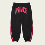 Palace Men’s Courtside Jogger Black/Truest Red back view