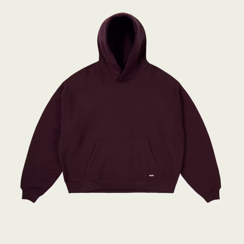 Unisex Hood Deep Wine - Front View Unisex Hood Deep Wine front view