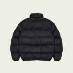 Palace Puffer Jacket Black back view lightweight insulated streetwear outerwear