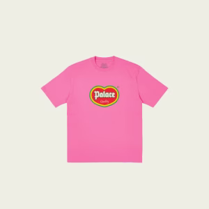 PALACE QUALITY T-SHIRT FRUITY PINK front view