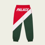 Back view of Palace Established Jogger Red with a clean, minimalistic design