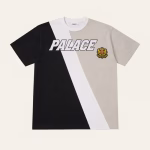 Palace Established T-Shirt Grey front view with clean streetwear graphic and short sleeve design