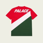 Palace Established T-Shirt Red back view with premium streetwear graphic detail