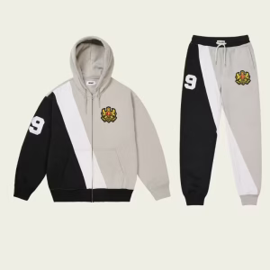 Palace Established Zip Tracksuit Grey front view