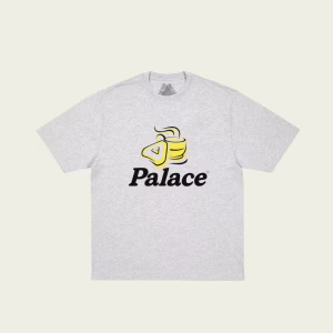 Palace Men’s Palachino T-Shirt Grey Marl front view