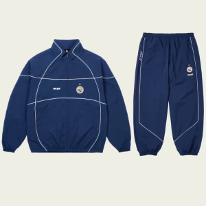 Palace Men’s Pro Team Piped Shell Tracksuit Navy front view