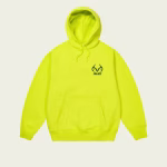Front view of Palace Men’s Realtree Tri Ferg Hood Flashy Fluro hoodie with camo print
