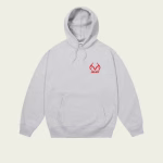 Palace Men’s Realtree Tri Ferg Hood Grey Marl front view with camo design