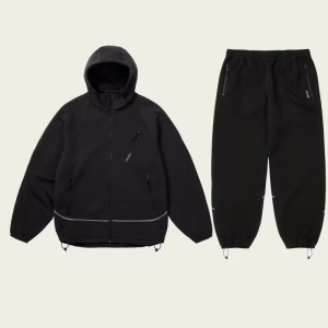 Palace Men’s Sporty Zip Tracksuit Black – Front view