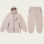 Palace Men’s Sporty Zip Tracksuit Concrete Grey - Front View