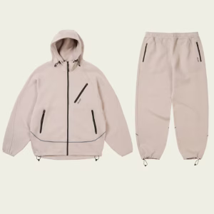 Palace Men’s Sporty Zip Tracksuit Concrete Grey - Front View