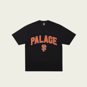 Palace San Francisco Giants T-Shirt Black front view
