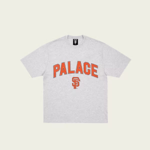 Palace San Francisco Giants T-Shirt Grey Marl front view