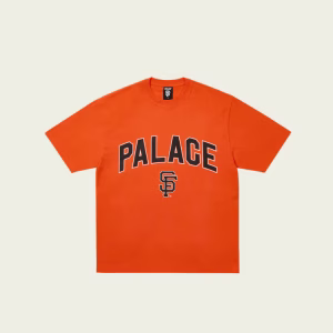 Palace San Francisco Giants T-shirt orange front view