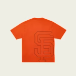 palace san francisco giants t shirt orange back view