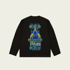 Lock in Longsleeve Black - Back View