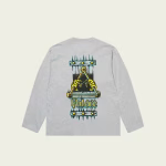Lock in Longsleeve Grey Marl back view