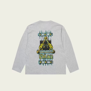 Lock in Longsleeve Grey Marl back view