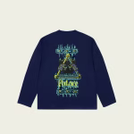 Lock in Longsleeve Navy back view – classic and versatile long sleeve shirt.