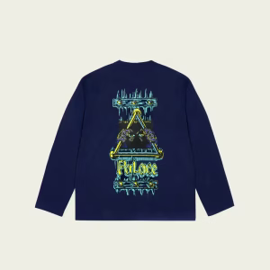 Lock in Longsleeve Navy back view – classic and versatile long sleeve shirt.