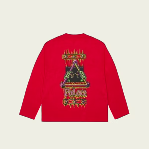 Lock in Longsleeve Red back view, comfortable and stylish