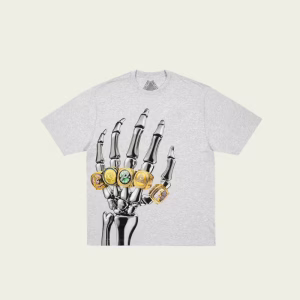 Mechanical Champion T-Shirt Grey Marl front view by Palace Skateboards