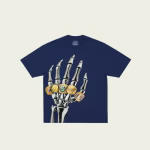 Mechanical Champion T-Shirt Navy front view by Palace Skatesboard with premium streetwear graphic design
