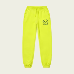 Front view of PALACE MEN’S REALTREE TRI FERG Jogger FLASHY FLURO