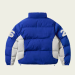 Palace Established Puffa Deep Sea Blue back view jacket