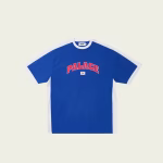 Palace Flag T-Shirt DEEP SEA BLUE front view premium streetwear tee
