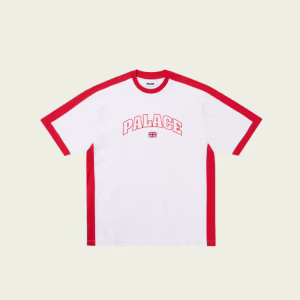 Palace Flag T-Shirt White front view premium streetwear t-shirt for everyday style