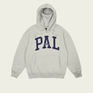 Palace Gap Hoodie Grey front view