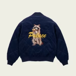 Back view of the Palace Hungry Raccoon Jacket Navy