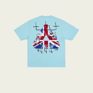 Palace King Tri T-Shirt Sky Blue back view
