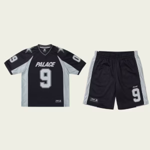 Palace Nein Mesh Tracksuit Black Front View