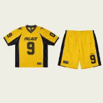 Palace Nein Mesh Tracksuit Yellow front view